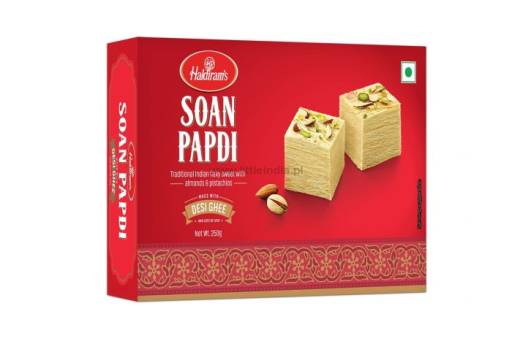 Indyjski deser Soan Papdi Desi Ghee Haldirams 250g