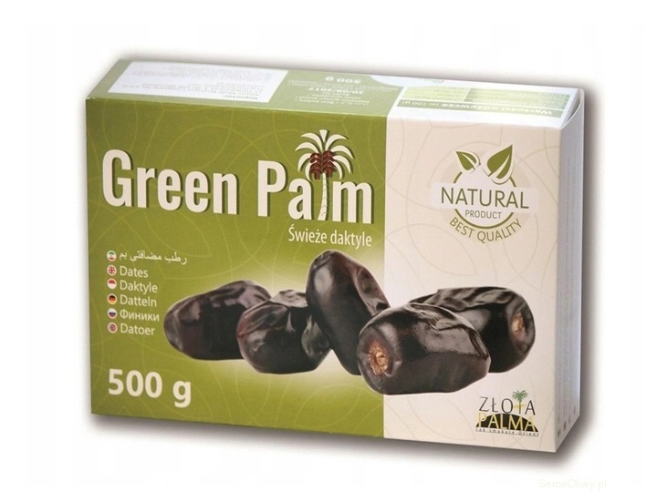 Daktyle świeże Natural Green Palm 500g