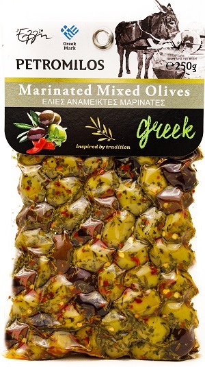 Mix oliwek marynowanych PETROMILOS 250g