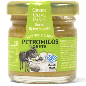 Pasta z zielonych oliwek 40gr PETROMILOS 