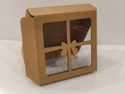 Pudełka fasonowe z okienkiem 15x11x7 PREZENT (2)